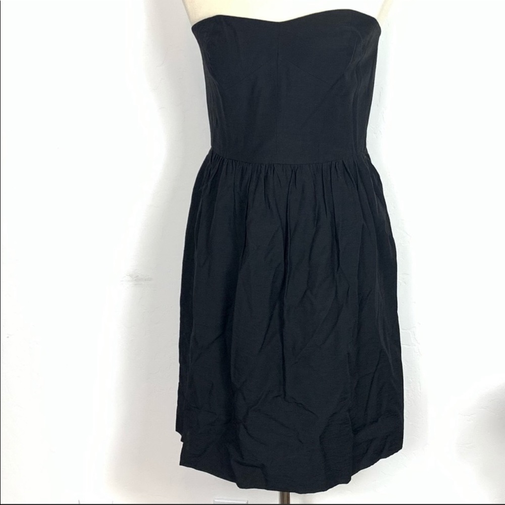 Loft - Anne Taylor NWT black strapless dress
